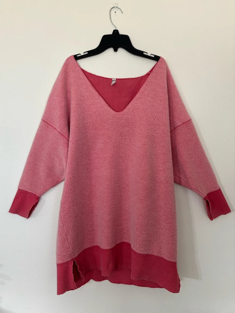 Free People Intimately Oversized Sweater Dress/Shirt Size Women’s XS Cozy Warm
